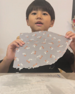 u0040maimai_2386 ☜他の投稿も見てね♩株式会社KAWAGUCHIさんのみつろう自由学習 布+みつろうセットをお試しさせてもらったよ！10分ちょいでカンタンにできるから、子ど&hellip;のInstagram画像
