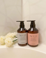 mariko.k.p愛用中のNIJIRHYTHMICシャンプー＆トリートメント新素材のナノハイバージェルが傷んだキューティクルを修復したりうねりや広がり、ぱさつきを改善使い続ける&hellip;のInstagram画像