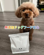 無添加ドッグフード安心🐶人が食べられる食材でつくったドッグフードです☺️最近おやつ買う時、裏を見てやめることが多いんですが、、、こちらのドックフードは原材料生肉（牛、豚、鶏、馬、魚肉&hellip;のInstagram画像
