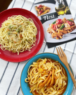 冷凍生パスタ&ソース｢nestネスト｣#PR #株式会社ニップン #PR #nippn #ニップン #nest #ネスト #ニップンネスト #パスタ #生パスタ #お取り寄せ #簡単贅沢パスタ #通&hellip;のInstagram画像