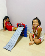 大迫力‼️トミカ🚗スライダーパーキング50🅿️u0040takaratomytoys タカラトミーsama 　最大50台ものトミカを収納できる立体駐車場🚗🚕🚙　ロングスライダーから一斉&hellip;のInstagram画像