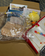 ベビパEdu!5ヶ月号届きました〜🎁ダンボール📦開けたら色んな教材詰まっててひとまず開封していきつつオンラインサイトの方も覗き見👀9月頭からコロナかかって全滅しやっと回復してきた所だ&hellip;のInstagram画像