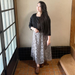 ＊＊＊＊＊＊＊　稲猫（とうびょう）にゃん😸ネッ友さんヤッホー♪【大きい胸専用】7分袖レース切り替えドッキングワンピース商品番号：AKR0223D0011価格￥9,889 ～ 10,5&hellip;のInstagram画像