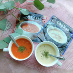 『チーズ好きのための濃厚スープ』です🧀🥄💗化学調味料に頼らず濃厚なチーズスープに仕上がってるの😳！！容器には手軽に温められるレンジ対応のパウチ🙏お味のレビューをするね😉✅ゴルゴンゾーラのス&hellip;のInstagram画像