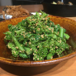 食物繊維が豊富な玄米を麹菌で発酵させた玄米酵素に、ビフィズス菌（をプラスした健康補助食品ですハイ・ゲンキ ビフィズスで、胡麻和えを作ったよ🥦🥬🥦菜の花を茹でてお醤油と、ハイ・ゲンキ ビフィズスをま&hellip;のInstagram画像