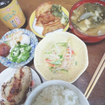 とっても美味しいホンサシのデコポンを使った☆火の国ポン酢で食事を楽しみました🍴春雨サラダも揚げ餃子も火の国ポン酢でとっても美味しくていつものメニューでもワンランク上げれたかな？と感じました🍀ま&hellip;のInstagram画像