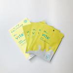 過酷な夏を頑張ってきた肌に『G9 VITA+ DEEP MOISTURE MASK』⁡⁡ビタミンC*1&times;ナイアシンアミド*2配合のVITA + のシートマスク🍋⁡美容液でひたひたのマスク&hellip;のInstagram画像