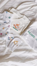☺︎baby ✎&lrm;𓂃𓈒𓏸BEAMSminiがベビーザらスに登場！！！・新生児肌着2点セット・長袖前開きロンパース・新生児ミトン他にも2wayドレスやガーゼハンカチも🌿‬ ܸジェフリ&hellip;のInstagram画像