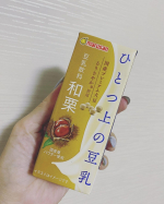 マルサンアイ株式会社さんの新商品 ひとつ上の豆乳 豆乳飲料 和栗をお試しさせていただきました🎉.こちらは国産プレミアム大豆るりさやかを使用。和栗味に仕上げています。.和栗味と言っても、ほんの&hellip;のInstagram画像