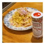 ⁡.⁡⁡✧&bull; ───── ✾ ───── &bull;✧⁡⁡1人の時に⁡⁡しょっちゅう作ってるカルボナーラにも⁡⁡⁡隠し味にクレイジーソルト⁡⁡⁡⁡⁡お手軽料理でも⁡⁡格段に美味しくなる😋⁡⁡&hellip;のInstagram画像