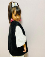 u0040nissen_kids_official sama（株）ニッセン様より☪️両面ボアベスト❄️を提供していただきました💝🩷sizeは100〜170colorは2色展開ふんわりフェ&hellip;のInstagram画像