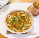 山梨県を代表するご当地麺を自宅で簡単調理🍲本格的な味わいで家族も大喜び🎃✨️⁡⁡⁡⁡キンレイ【 お水がいらない かぼちゃのほうとう 】⁡⁡⁡『ほうとう』って食べたことなかったんで&hellip;のInstagram画像