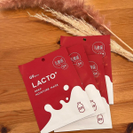 G9 LACTO+ DEEP MOISTURE MASK8日間の集中ケアをしました✨4枚入りが二箱❣️パックを出してみると、白い乳液のようなトロッとした美容液がタップルと染み込んでいました！&hellip;のInstagram画像