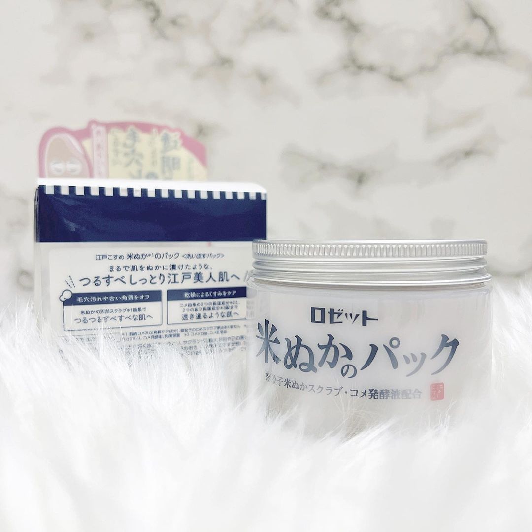 口コミ投稿：ᕱ⑅ᕱ.｡oO⠀⠀˗ˏˋ 江戸こすめ 米ぬかのパック ˎˊ˗⠀米ぬか配合でしっとりつるつる肌へ導く…