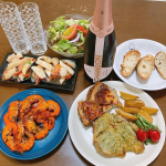 #節約レシピ #食費3万円 #おうちごはん #節約ではなく #パーティー料理 #テイクアウト #バースデーサプライズ #地中海料理 #フーディーテーブル #モエシャンドン #ロゼワ&hellip;のInstagram画像