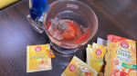 日本緑茶センター株式会社様からモニターでいただいたフルーツ＆ハーブティーをお試しさせていただきました♪フレーバーは「地中海ピーチ」「イタリアンレモン」「ターキッシュアップル」「スパニッシュオレンジ」&hellip;のInstagram画像