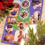 みんなのシールのアプリでオリジナルシールを作りました😊クリスマスの台紙を選んだのでクリスマスのデコを多めに作りました✨作成した翌日にはポストに届いていました！！@minnano_seal&hellip;のInstagram画像