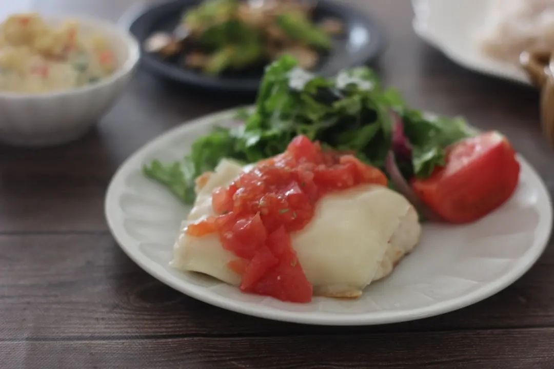 口コミ投稿：マルサンアイの豆乳スライスで、鶏胸肉のチーズ焼き久々のモニター、毎日なんとか頑…
