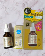 ✩.*˚ケアナボーテ  VC15特濃美容液モニプラのプレゼントに当選していただきました🎁朝晩と約1週間使用しての感想としては肌のざらつきが気にならなくなって化粧ノリが良くなったなって感じ&hellip;のInstagram画像
