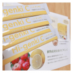 ハイ・ゲンキC（顆粒タイプ）お試しさせて頂きました🤤🩵ハイ・ゲンキCはアセロラとレモンの植物素材由来のビタミンCを使用👌化学合成されたビタミンCは使用していません🙅&zwj;♀️普段ビタミンとらな&hellip;のInstagram画像