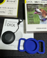 🐶ワン、🐈ニャンにおすすめ！！グリーンハウス 紛失防止スマートタグ【ディグル】 おためしさせていただいきました！iPhone,iPadの「探す」アプリで簡単に場所がわかるからあれ？どこいった？の不安&hellip;のInstagram画像