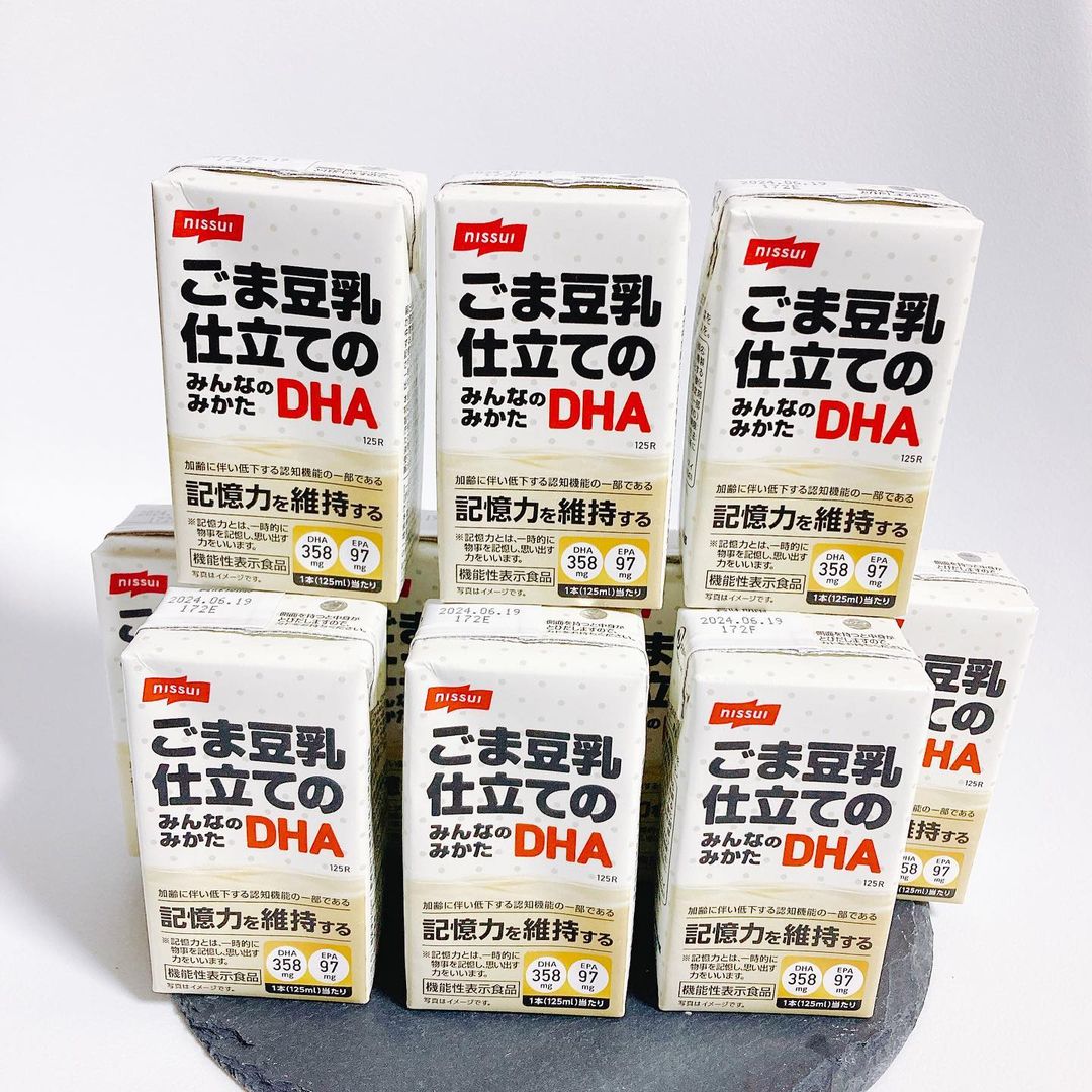 ごま豆乳仕立てのみんなのみかたDHA（coto88さん）---*----*-