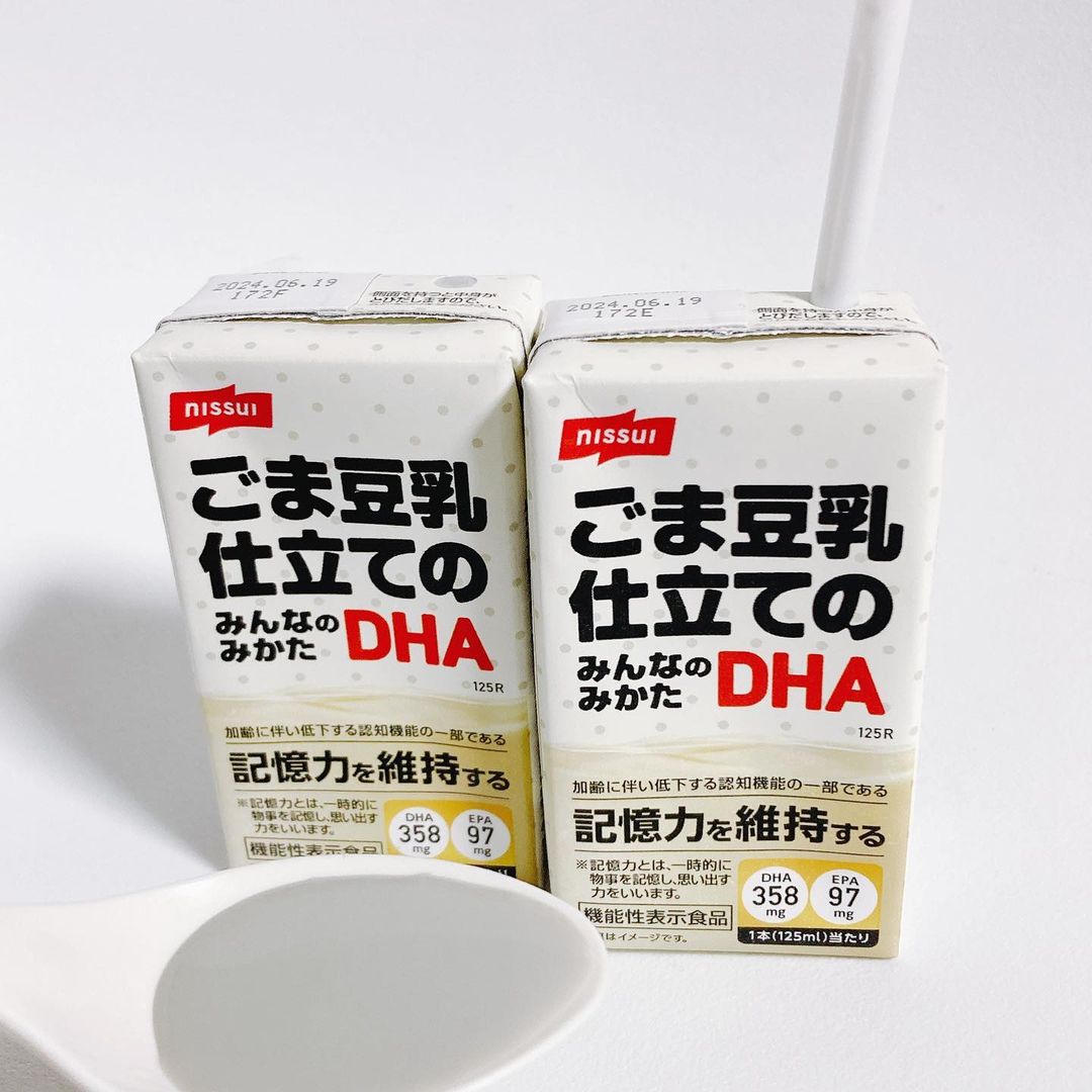 ごま豆乳仕立てのみんなのみかたDHA（coto88さん）---*----*-