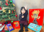 .少し早いサンタさんが我が家にやってきてくれました🎅🏻 Share happiness！シェアハピ！ポッキーセットです🙌🏻💓一番好きなお菓子と言っても過言でないくらいポッキー大好きな我が家&hellip;のInstagram画像