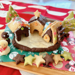 もうすぐクリスマス🎄お菓子の街並み。***もう12月半ばを過ぎたなんて！なんと1年の早いこと。さて、長男が買い物行った時に大きなお菓子の家を作るキットを見てこれ作りたい！と言い出し&hellip;のInstagram画像