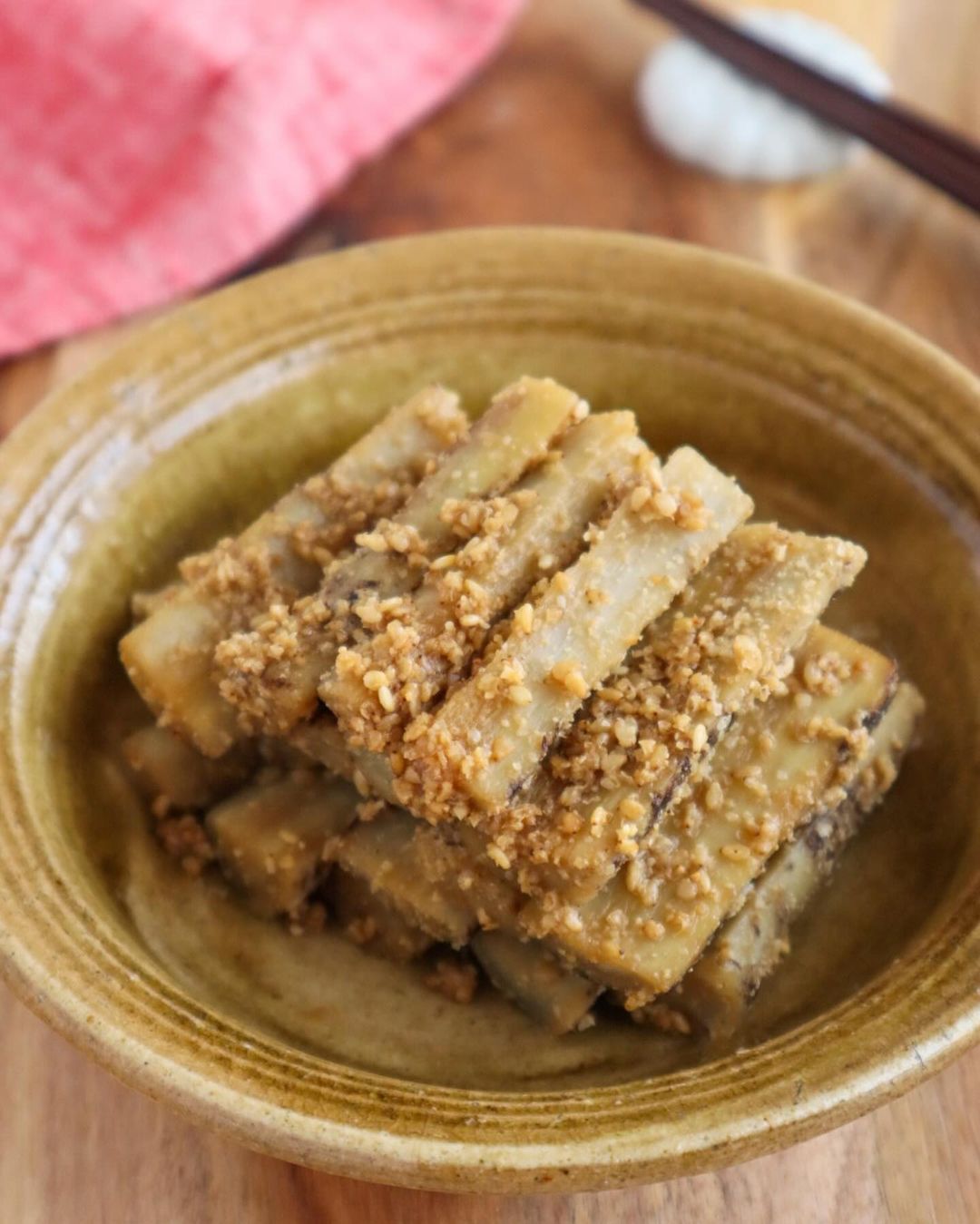 口コミ投稿：。🥢ごま香る♡たたきごぼう(2人分)ごぼう 1/2本(約100g)白すりごま 大さじ1.5しょうゆ…