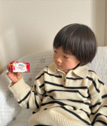 .オリジナルのビスコが作れるスマイルビスコ☺︎💓面倒な作業もないからとっても簡単に作れるよ☝️誕生日や記念日に作るのも思い出に残るからいいよね🎂りっくんもみのも、すごーいと嬉しそうな顔してた😳&hellip;のInstagram画像