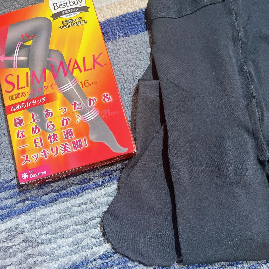 口コミ投稿：.秋から春までタイツはいてるワタシ🙋‍♀️せっかく履くなら引き締め効果も！ということ…