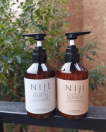 ナノファイバージェルをたっぷりと配合した『NIJIRHYTHMICシャンプー＆トリートメント』🩷約1週間続けてみた感想は、ヘアケアが楽になってきた😳✨太い、量多め、ごわつく、くせ毛で扱いにくさ&hellip;のInstagram画像