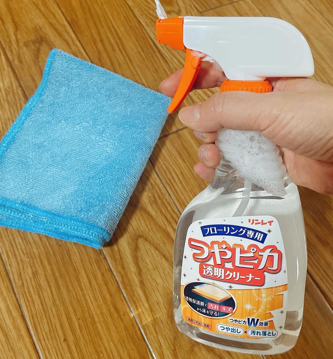 口コミ投稿：モニプラ経由で、リンレイつやピカ透明クリーナーお試しさせていただきました🙂✔︎つや…