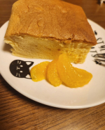 ～台湾カステラ～・・マルサンの有機豆乳無調整を使って&hellip;台湾カステラを焼いたよ✨いつものレシピの牛乳🐮を豆乳に変えて作ってみました!!!米油60g薄力粉65g豆乳60g卵5個砂糖6&hellip;のInstagram画像