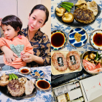 #PRYakiniku at home🍖My eldest son loves hamburgers‼️Fun dinner at home（＾_＾）おうちごはんが豪華に💝u0040wagy&hellip;のInstagram画像