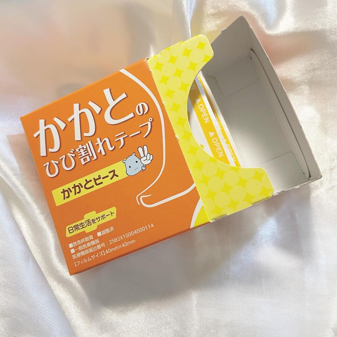 口コミ投稿：#PR #東洋化学株式会社 #かかとのひび割れテープ #かかとピース #絆創膏 #かかとのひ…