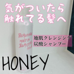 HONEY 炭酸シャンプー試してみたよ♡頭皮スクラブは使ったことあるけど炭酸シャンプーで地肌ケアするのは初めて♡＊3つのこだわり成分＊☑︎プラセンタエキス　たんぱく質・アミノ酸　&hellip;のInstagram画像