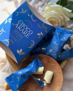 u0040mochidangomura もち吉のチョコあられ。甘いのとしょっぱいの。あられの食感も好き。バターオイルを使用した濃厚でコクのあるホワイトチョコ。なるほどうまいはずだ。リッ&hellip;のInstagram画像