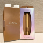 *キングダム　リキッドアイライナーR1*使ってみました✍️*カフェラテのような柔らかブラウンカラーのアイライナーです☕️✨赤みでも黄みでもない絶妙なブラウンカラーになります◎*基本的に&hellip;のInstagram画像