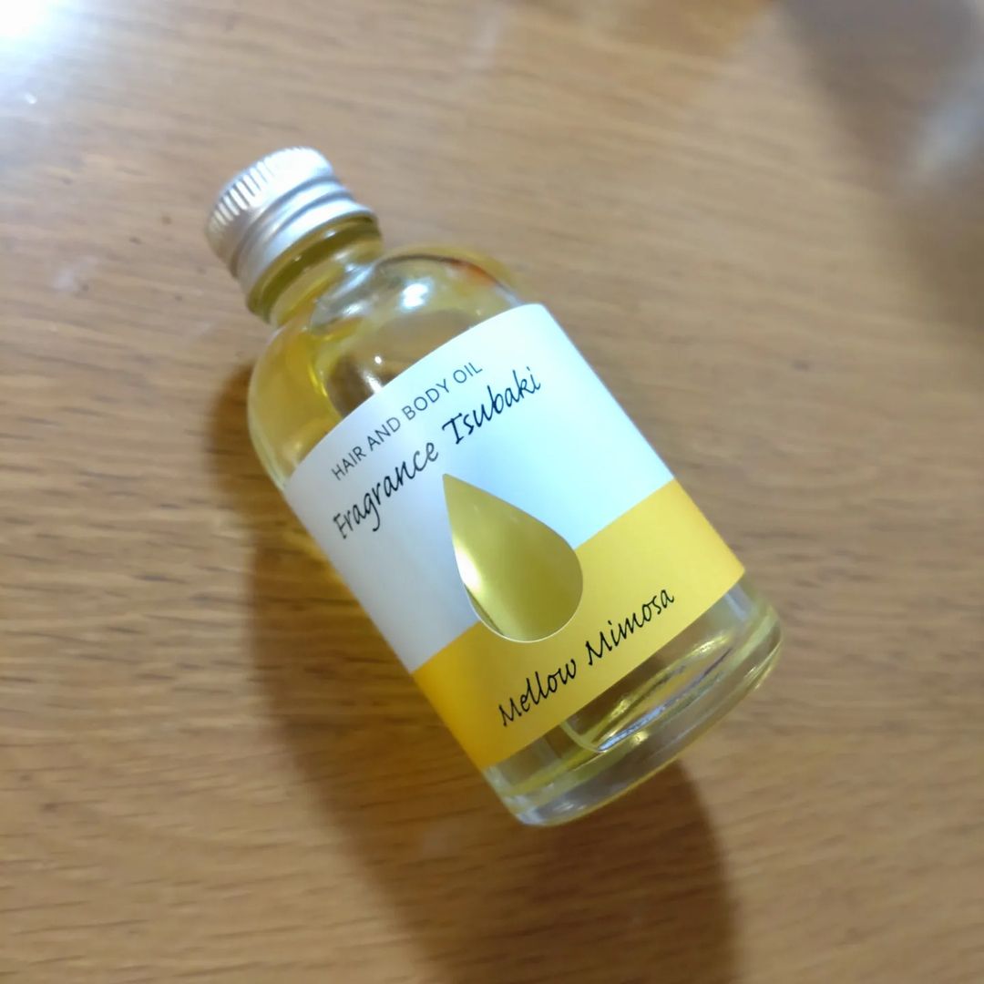 口コミ投稿：フレグランス椿オイル メローミモザ✨国産椿油配合のナチュラルマルチオイル。ふわっ…