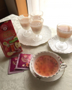 久しぶりのpr画像です。アップルとレモンのハーブティーフルーティーな感じが爽やかで、これからの季節にぴったりなお味でした。ハーブティーを使ってミルクプリンをつくりました。ミルクプリンが固まら&hellip;のInstagram画像