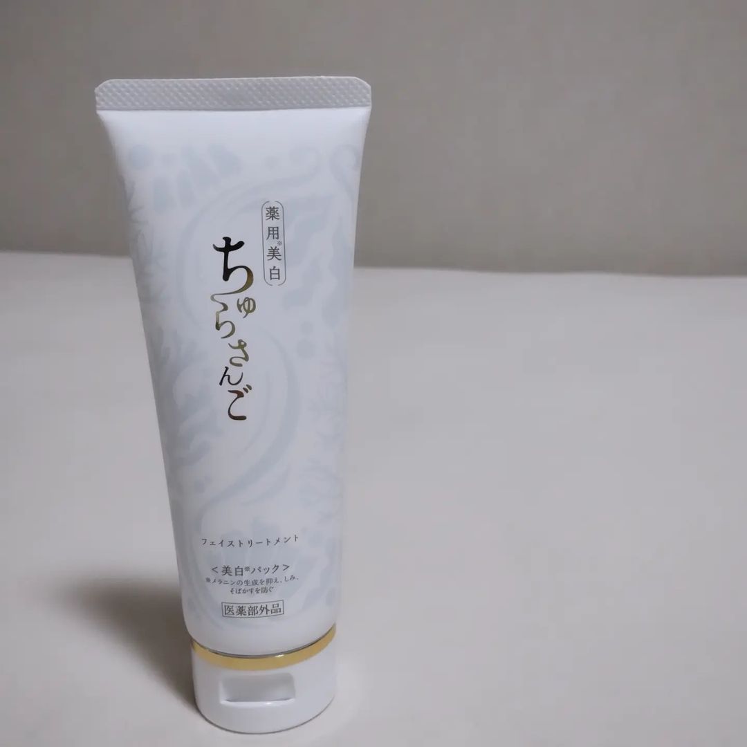 口コミ投稿：ちゅらさんご 洗顔代わりに薬用美白パックができるフェイストリートメントです。使い…