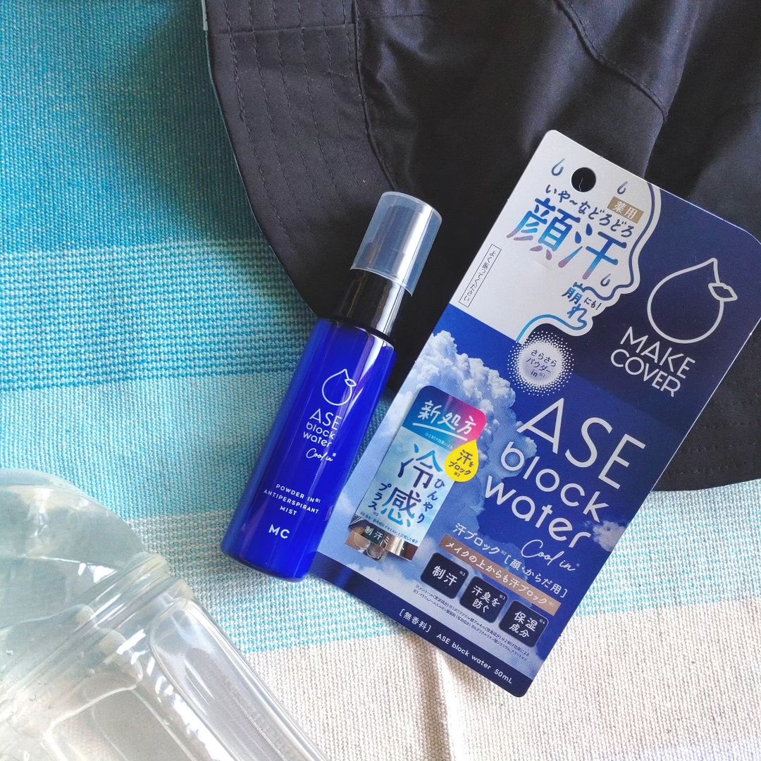口コミ投稿：📝アセブロックウォーターC顔に使える制汗デオミストです。メイクの上から使えるミス…