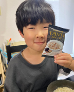 .トリュフリゾットの素🍄フリーズドライだからどこでもお湯さえあれば簡単に美味しいトリュフリゾットが食べられる素敵商品ご飯の上に乗せてお湯をかけて混ぜる30秒で美味しい🤤面倒だと&hellip;のInstagram画像