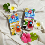 ♡ドイツの老舗ハーブティーブランド「ポンパドール」シリーズの中でも人気の『クールセンセーション』シリーズ✨💜ベリーモヒート🧡ピーチ＆パッションフルーツ水出し5分で涼し気なハーブティが出&hellip;のInstagram画像