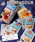 #PRハーブ＆ティー日本緑茶センター様より頂きましたポンパドール【クールセンセーション　ベリーモヒート・ピーチ＆パッションフルーツ】暑い日にぴったりな、水出しでも作ることができるハーブティー&hellip;のInstagram画像