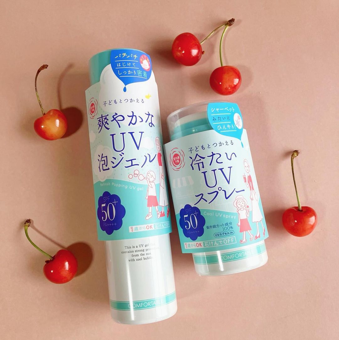 口コミ投稿：.暑い夏にぴったり！ひんやり冷たい日やけ止め「紫外線予報 爽やかなUV泡ジェル」＆…