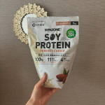 ＼WINZONEソイプロテイン PERFECT CHOICE／  アスリートからも人気のあるプロテインのWINZONEソイプロテインを1ヶ月続けてみた🥛  1秒シェイクの驚きの溶けやすさで忙し&hellip;のInstagram画像
