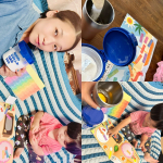 #PRArt production that got my 1 year old hooked🎨Mom has a relaxing cafe time🫖Live a healthy life &hellip;のInstagram画像